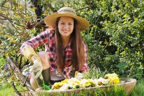 Planning a landscape gardening project in an Earlsfield outdoor space